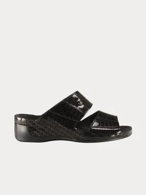 Vital Women's Grid Pattern Leather Sandals