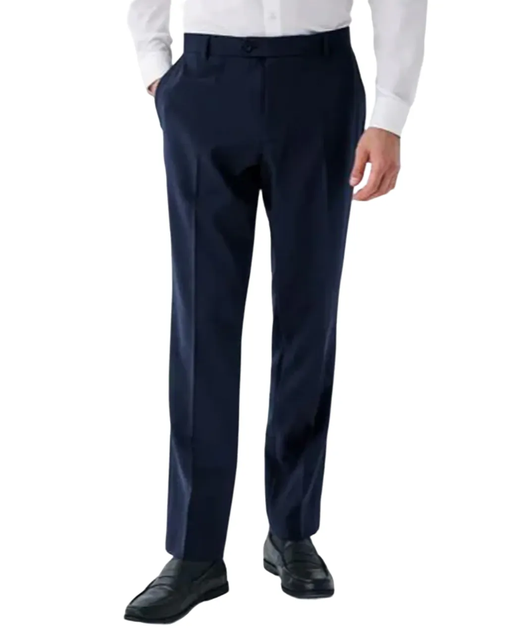 VIYELLA Wool Touch WINDSOR NIGHT BLUE Trouser