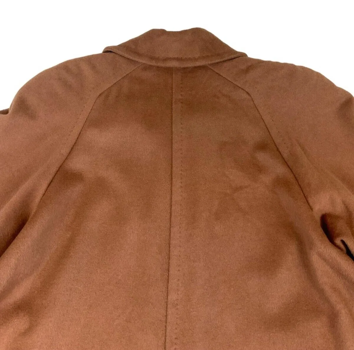 VTG 80s 90s PIERRE CARDIN OVERCOAT CAMEL BROWN TAN 10 12 14