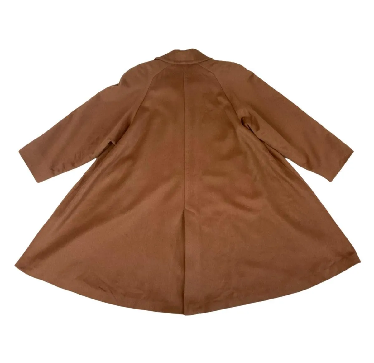 VTG 80s 90s PIERRE CARDIN OVERCOAT CAMEL BROWN TAN 10 12 14