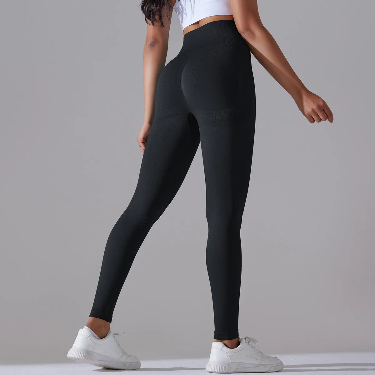 Women's Knitted High Waist Yoga Pants